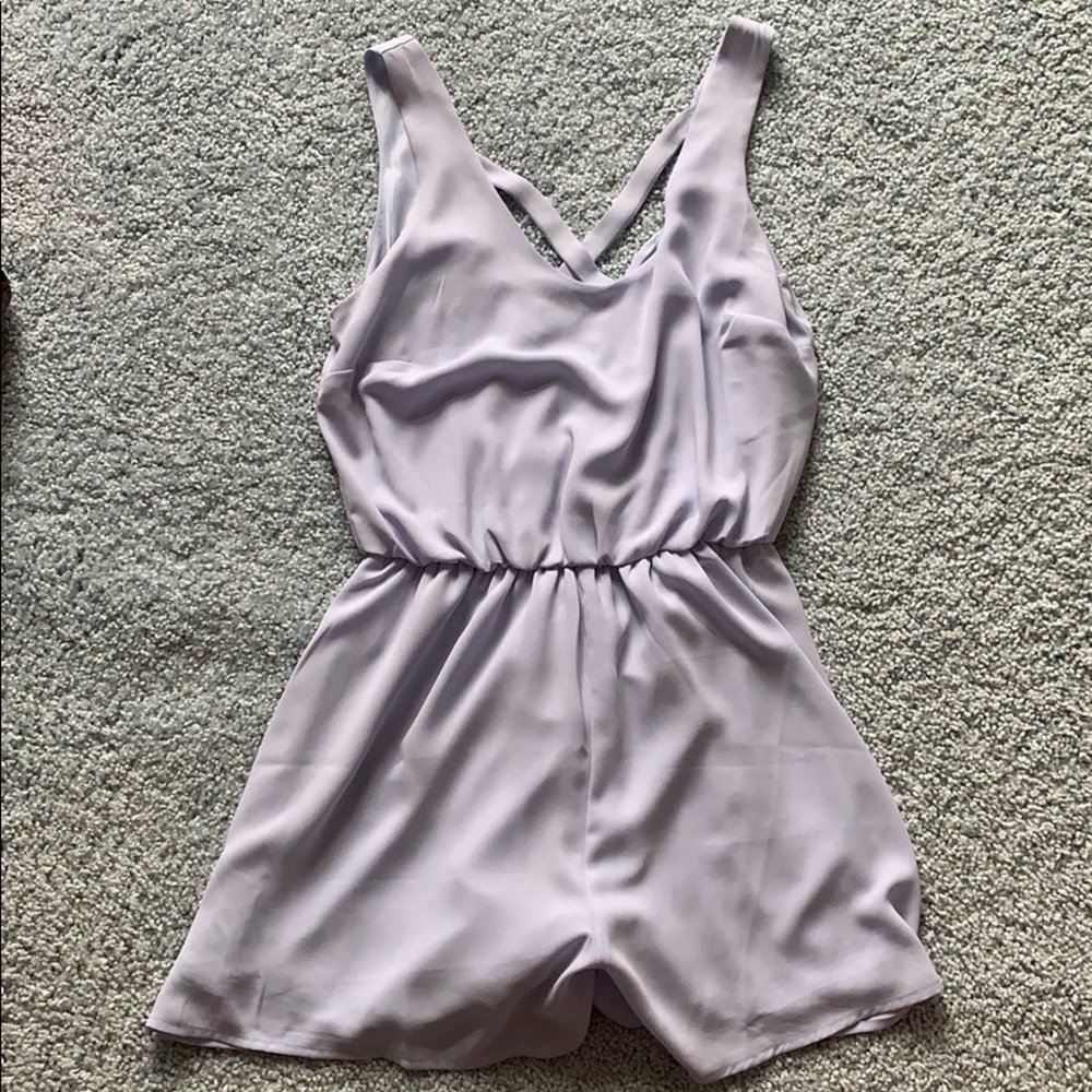 lilac romper